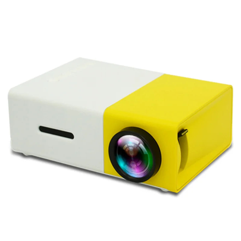 Portable Home theater Mini pocket Projector  Yellow Black color