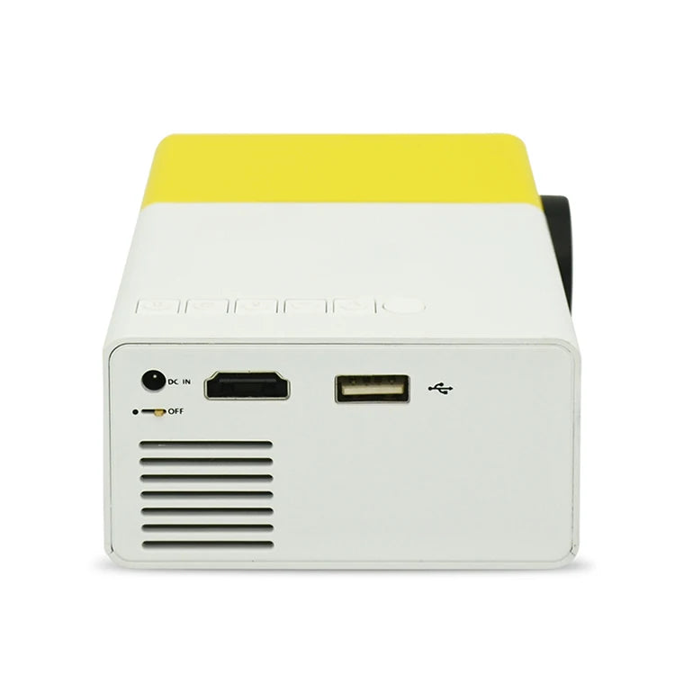 Portable Home theater Mini pocket Projector  Yellow Black color